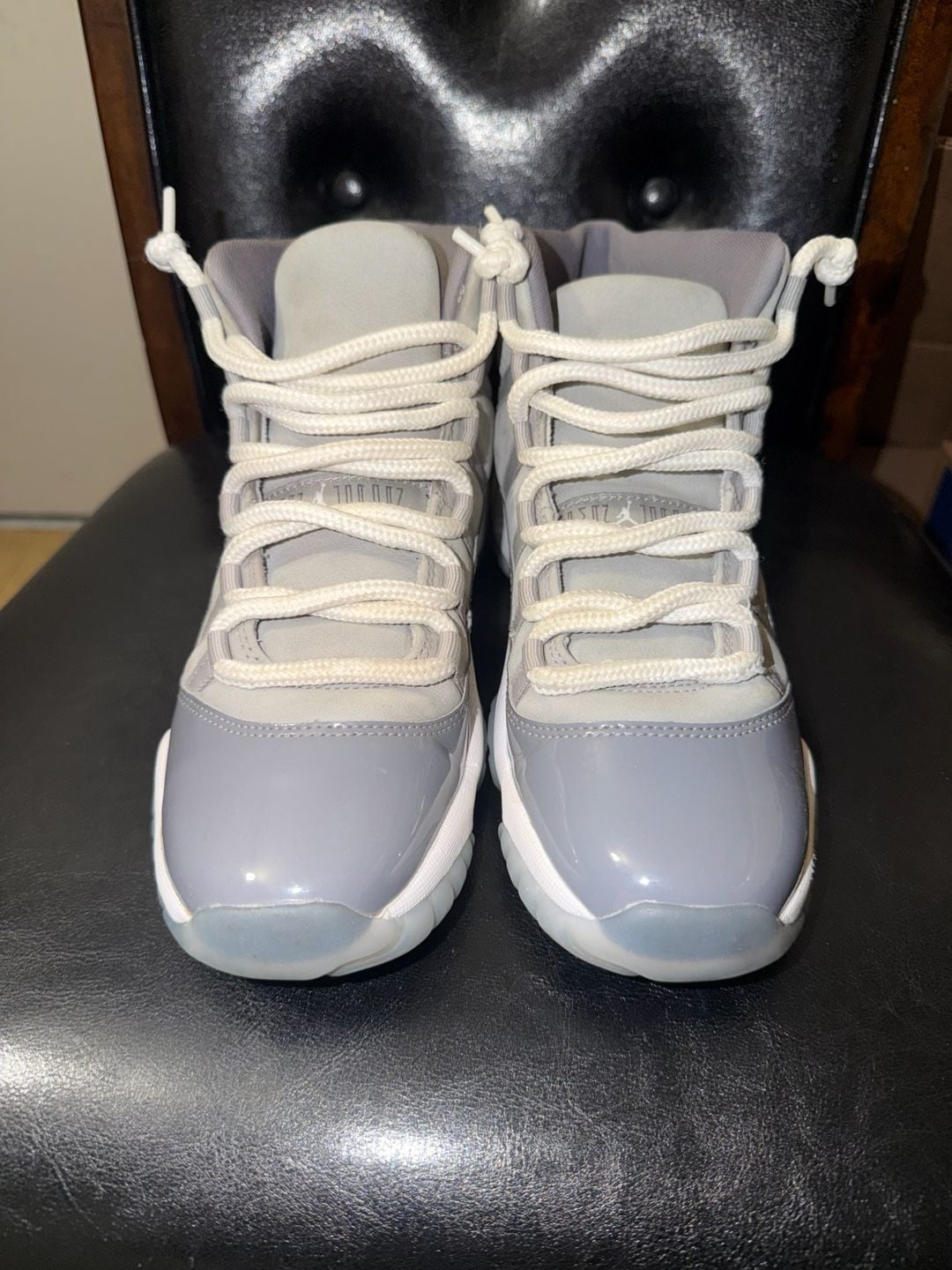 Nike Air Jordan 11 Retro Cool Grey Size 7y No Box Used Very Clean